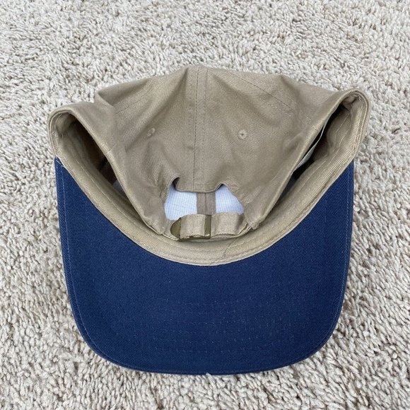 Vintage‎ RCC Koozie Eveready Gas Hat A Superior Gas Co Beige Blue Strapback Cap - Picture 5 of 11